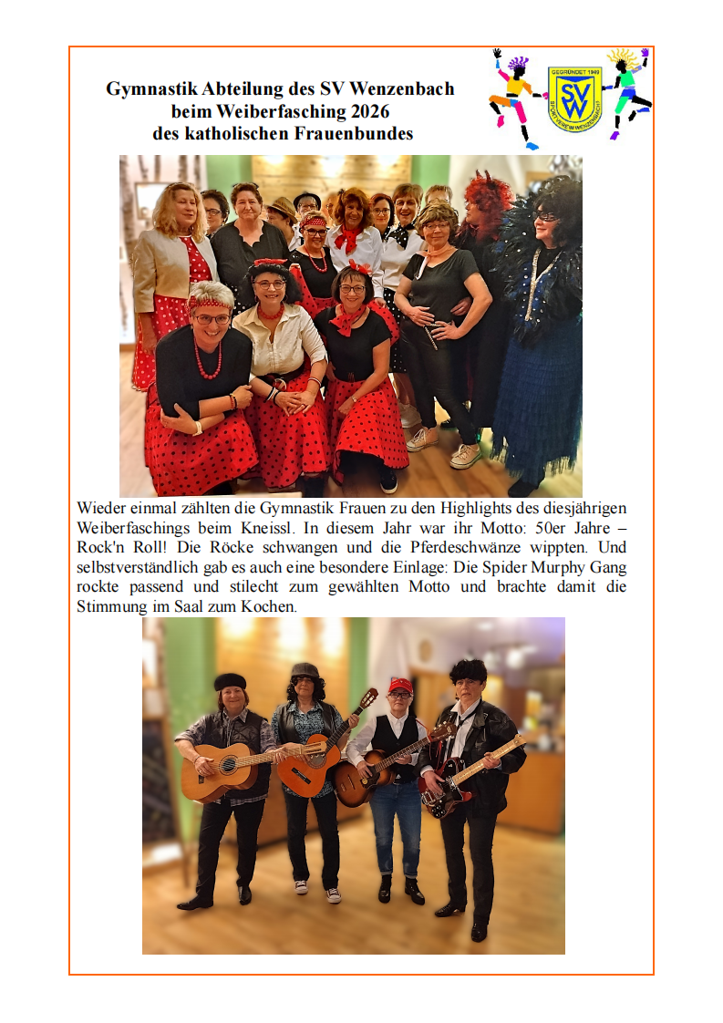 Weiberfasching 2026 für Status 00